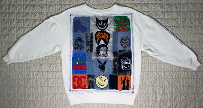 WAKANDA PATCHWORK CREWNECK-XL