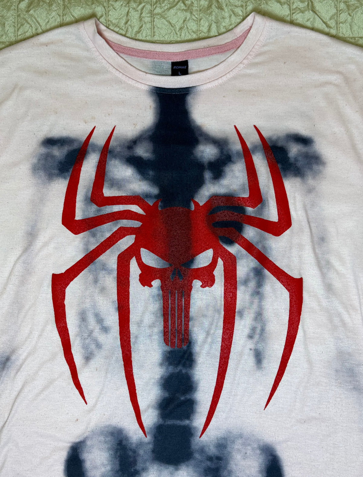 WEB BONES TEE-LARGE