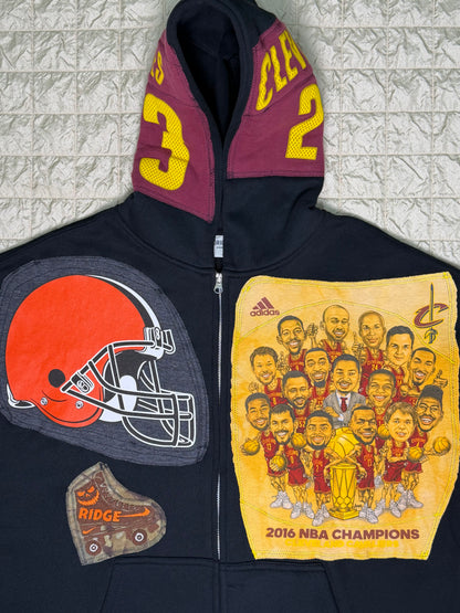 CLE ZIP-UP-BOXY FIT MEDIUM