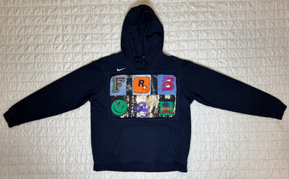 EMBROIDERY HOODIE-LARGE