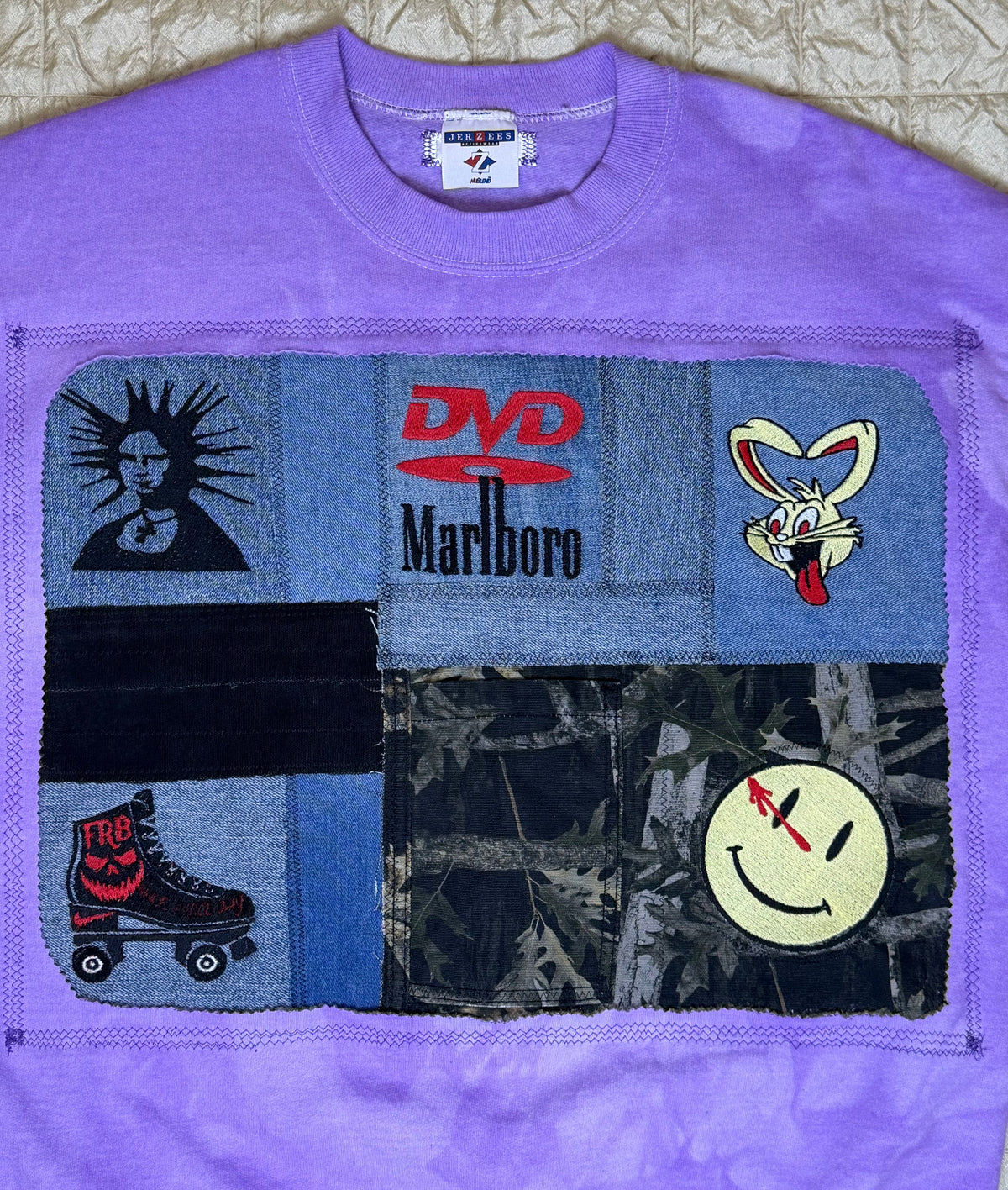 ROLLER DENIM CREWNECK-XL