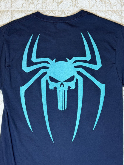 WEB SKULL GLOW IN THE DARK TEE-SMALL