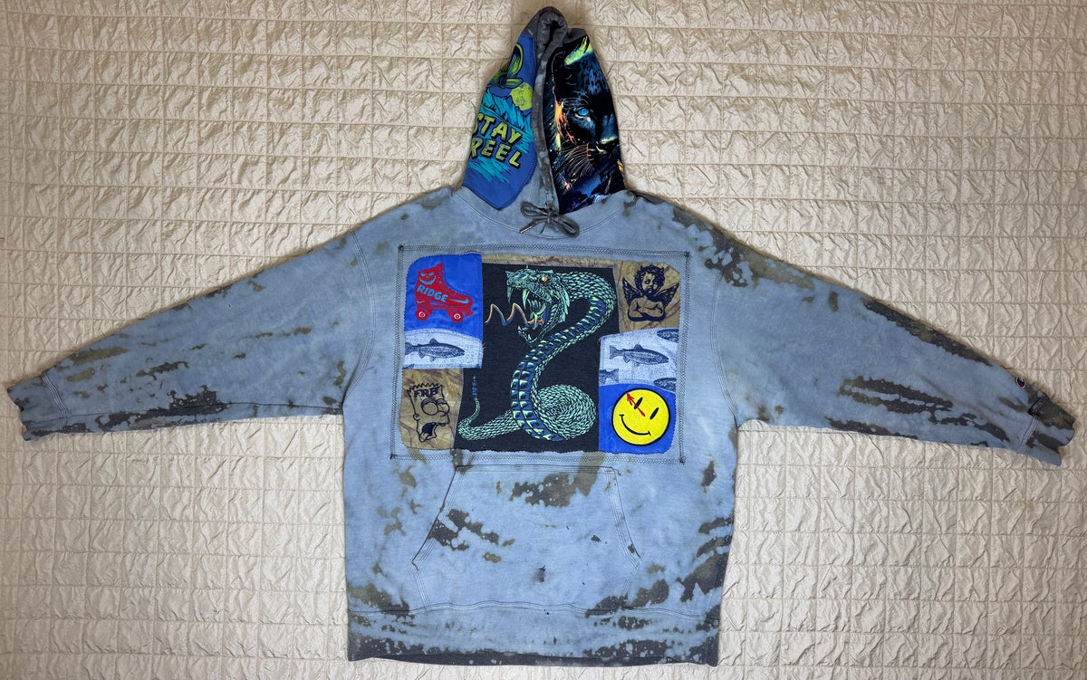 STAY REEL HOODIE-2XL