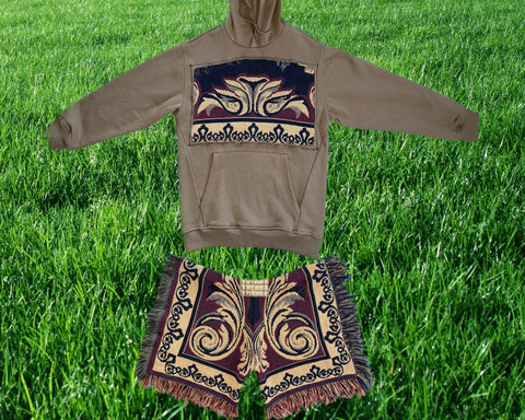 ROYAL SET - HOODIE-SMALL
SHORTS-MEDIUM