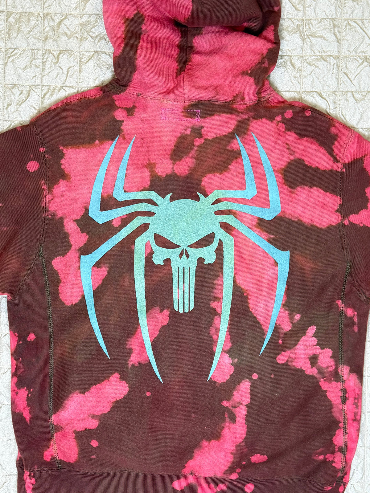 PINK SKATE HOODIE-MEDIUM