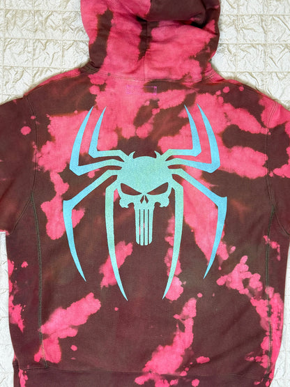 PINK SKATE HOODIE-MEDIUM