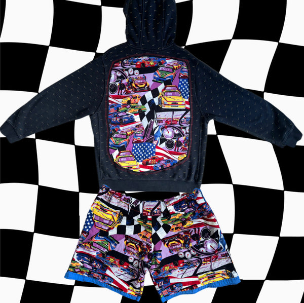 SPEED RACER SET - HOODIE-LARGE

SHORTS-MEDIUM