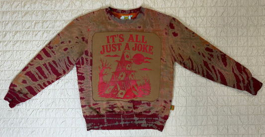 JOKE PATCHWORK CREWNECK-LARGE
