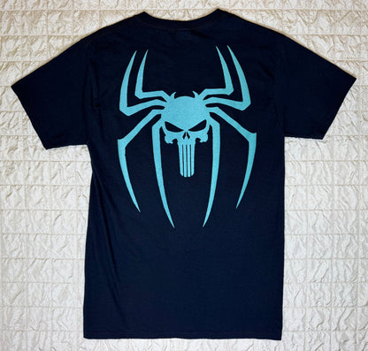 WEB SKULL GLOW IN THE DARK TEE-SMALL