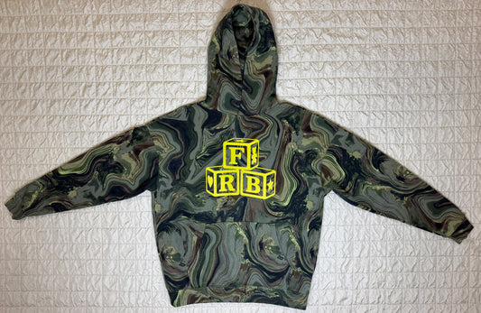 GROOVY BLOCKS HOODIE-OVERSIZED SMALL
