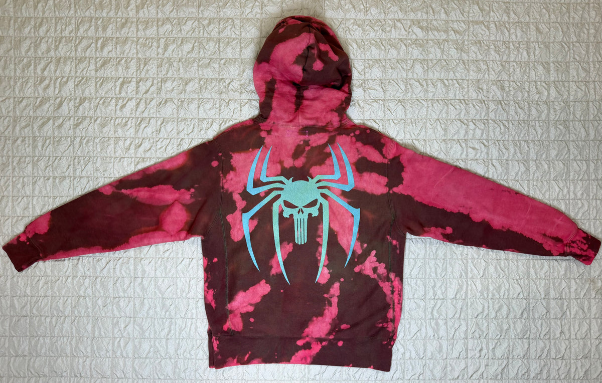 PINK SKATE HOODIE-MEDIUM