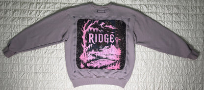 RABBIT QUILT CREWNECK-WOMENS XS
