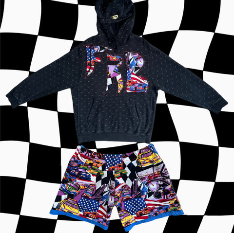 SPEED RACER SET - HOODIE-LARGE

SHORTS-MEDIUM