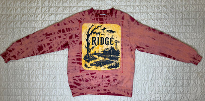 DENIM PATCHWORK CREWNECK-MEDIUM